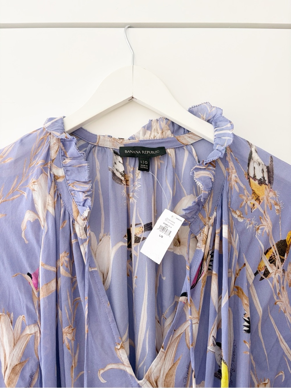 BNWT Lavender Floral Tiered Maxi Dress - Women - Picture 8 of 9